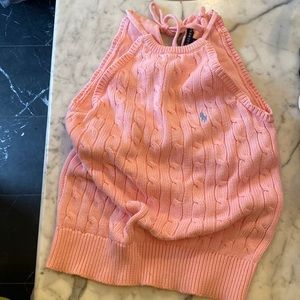 Ralph Lauren Pink HalterTop. Size M